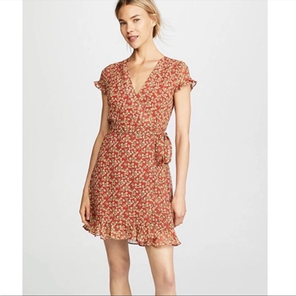 Rebecca Minkoff floral wrap dress